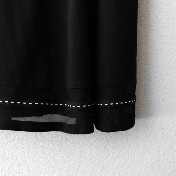 Calvin Klein Dress Size 12 Black Sleeveless Classic Fit & Flare LBD - Picture 4 of 6